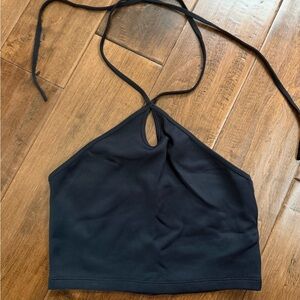 Zara black halter neck crop top Size S #halterneck #croptop